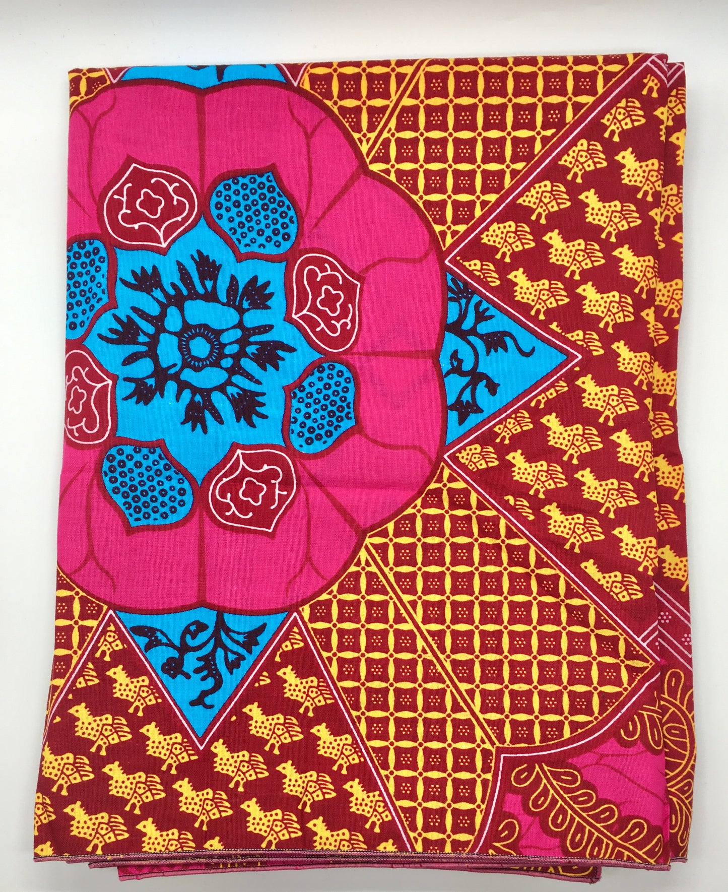 Head Wrap: Pink w/ Flowers