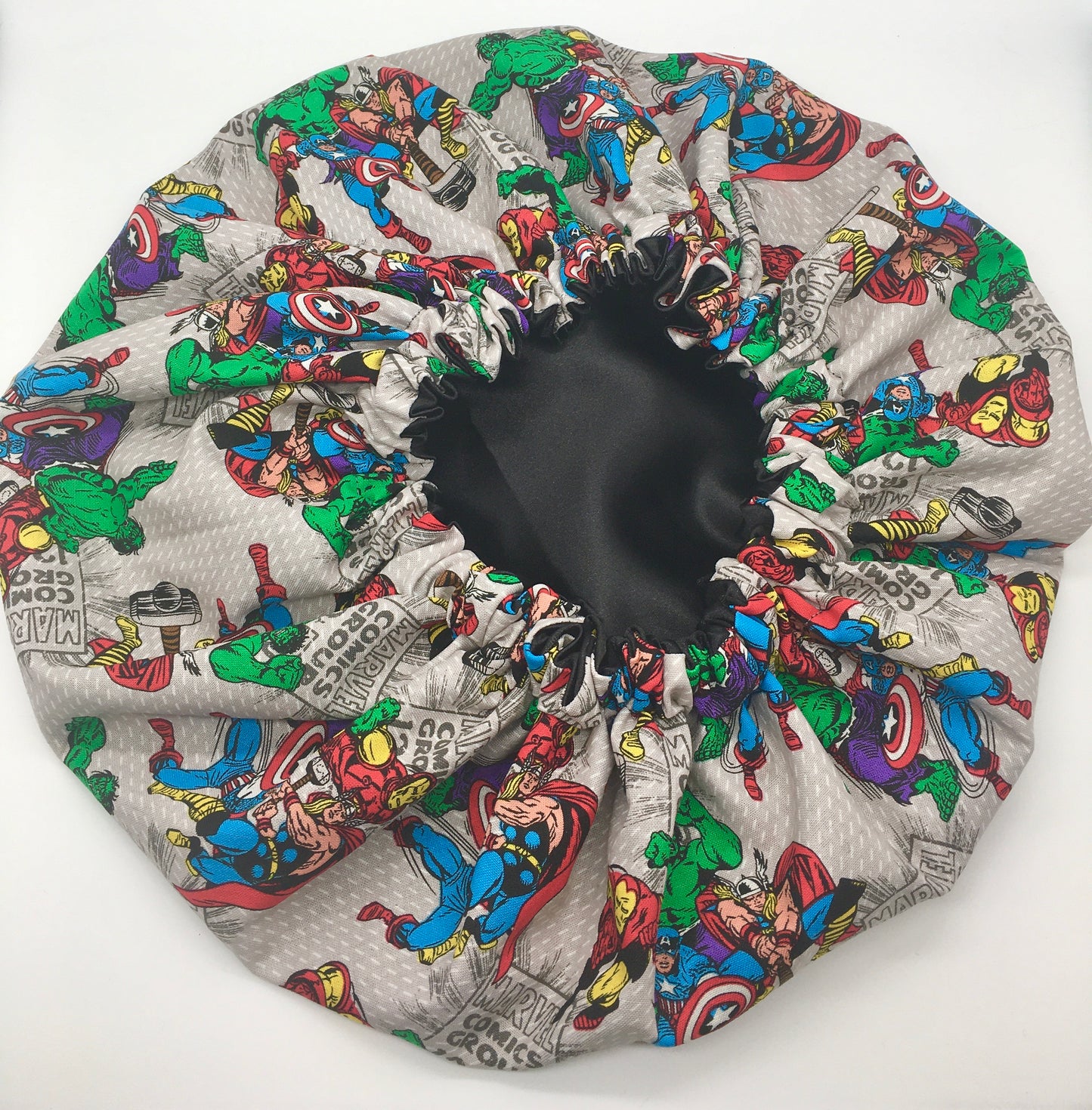 Kids Satin-Lined Bonnet: Marvel - Comic