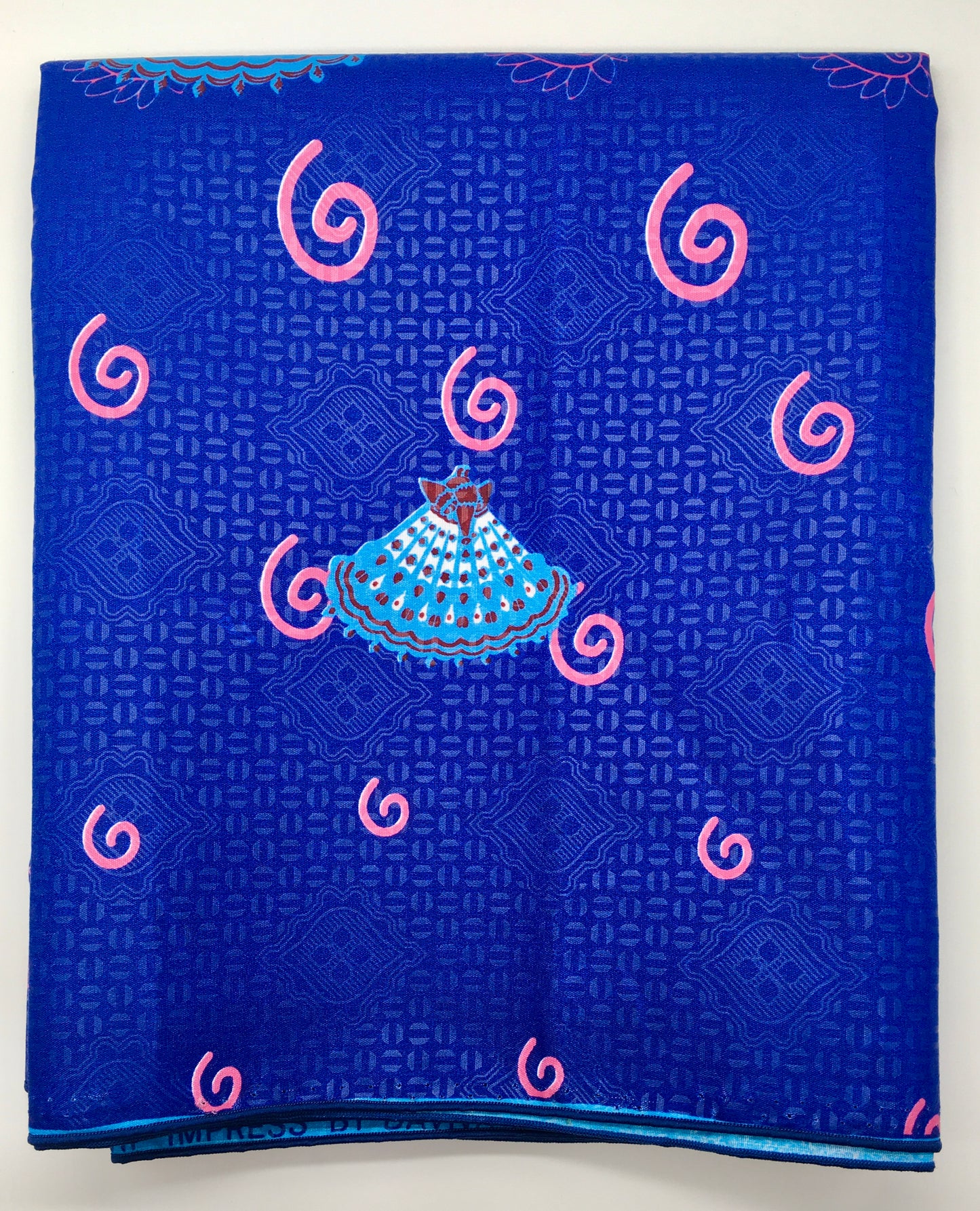 Head Wrap: Blue Peacock