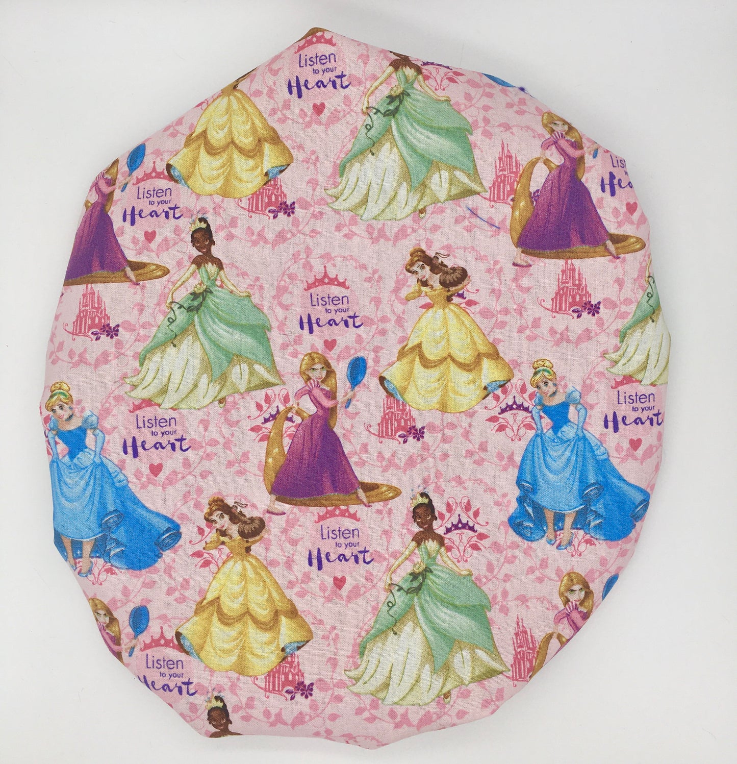 Kids Satin-Lined Bonnet: Full-Sized Disney Princesses