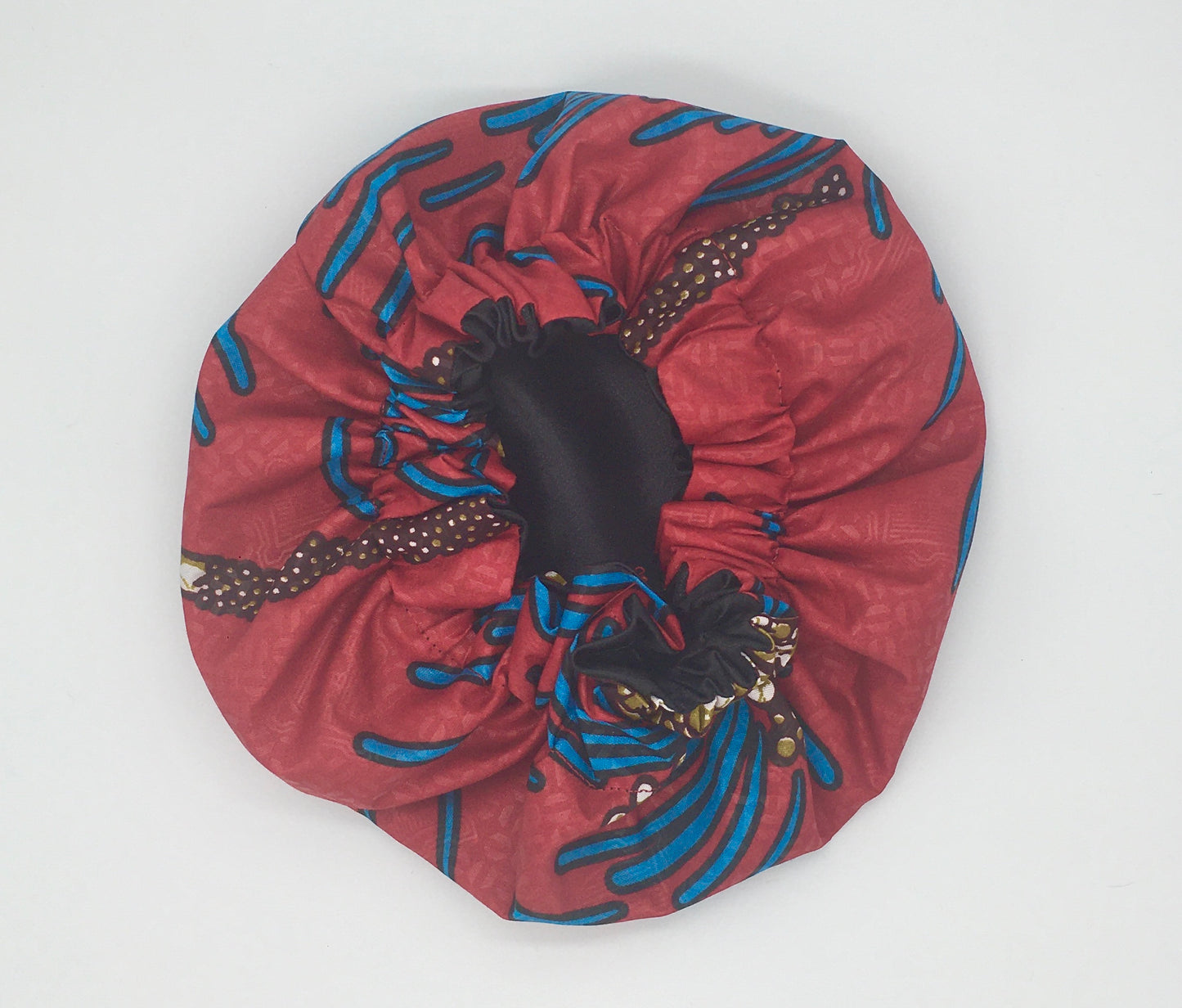 Baby Satin-Lined Bonnet: Palm Tree Print