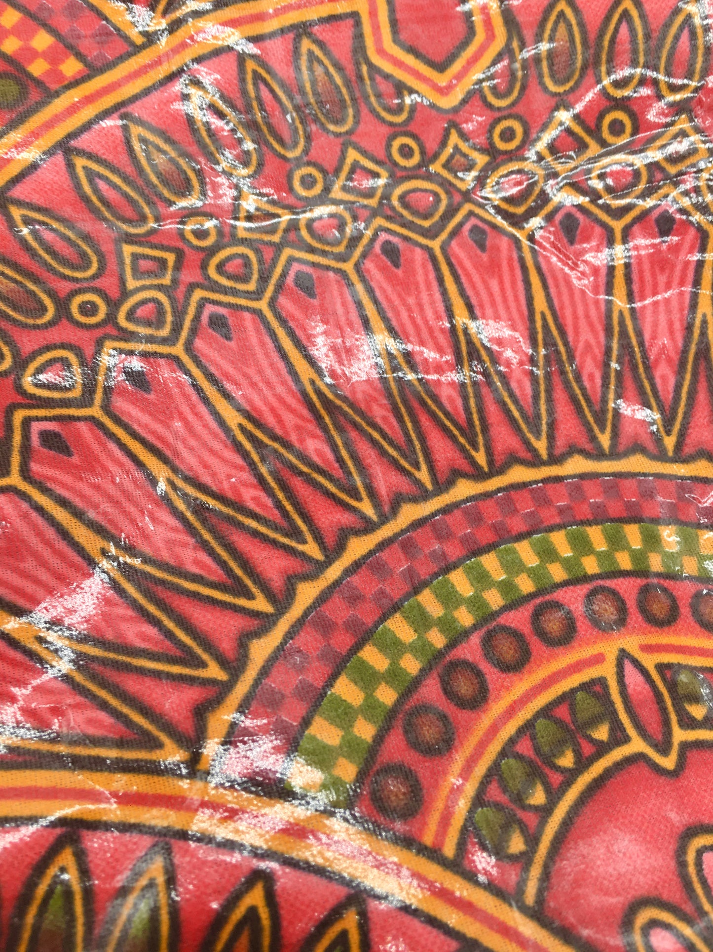 Satin-Lined Shower Cap: Multicolored Fan