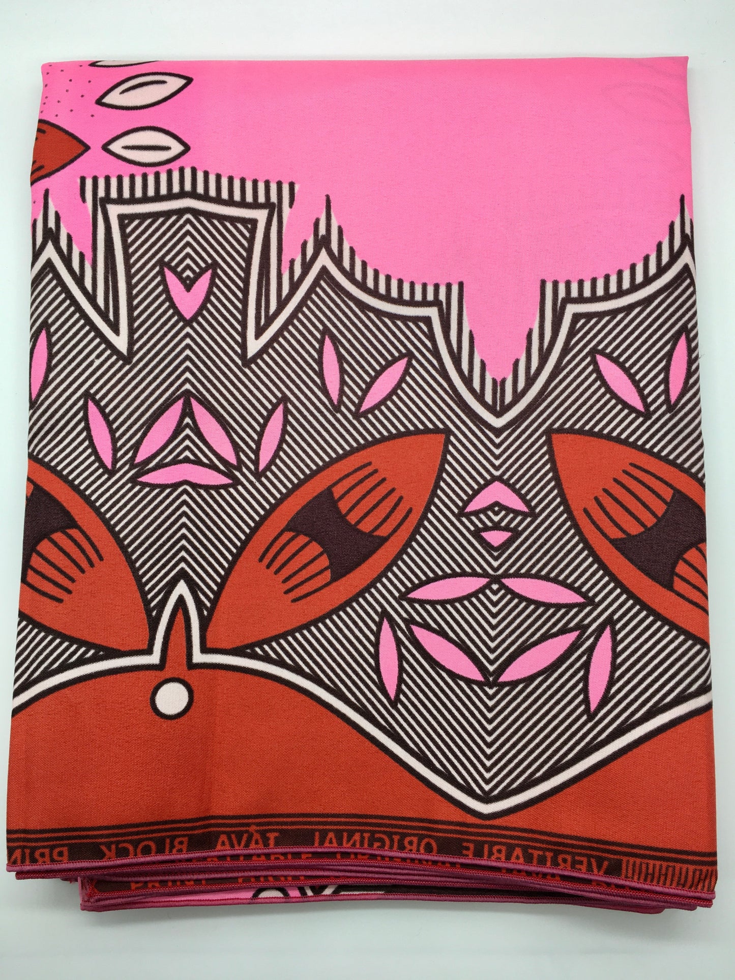 Head Wrap: Pink, Red, Black, and White