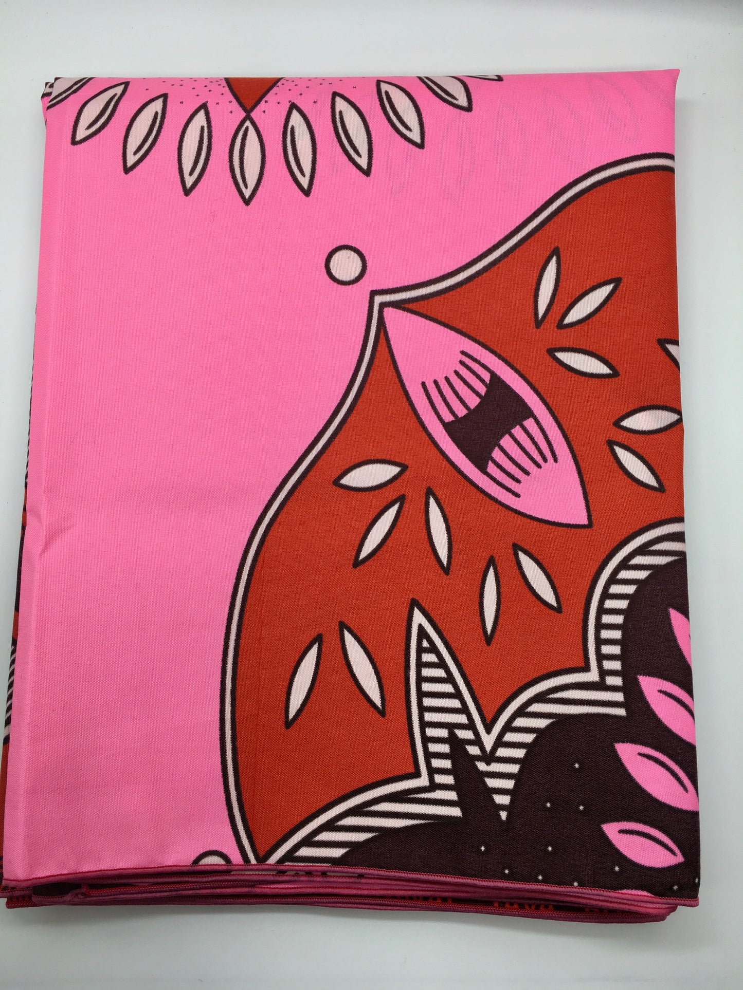 Head Wrap: Pink, Red, Black, and White