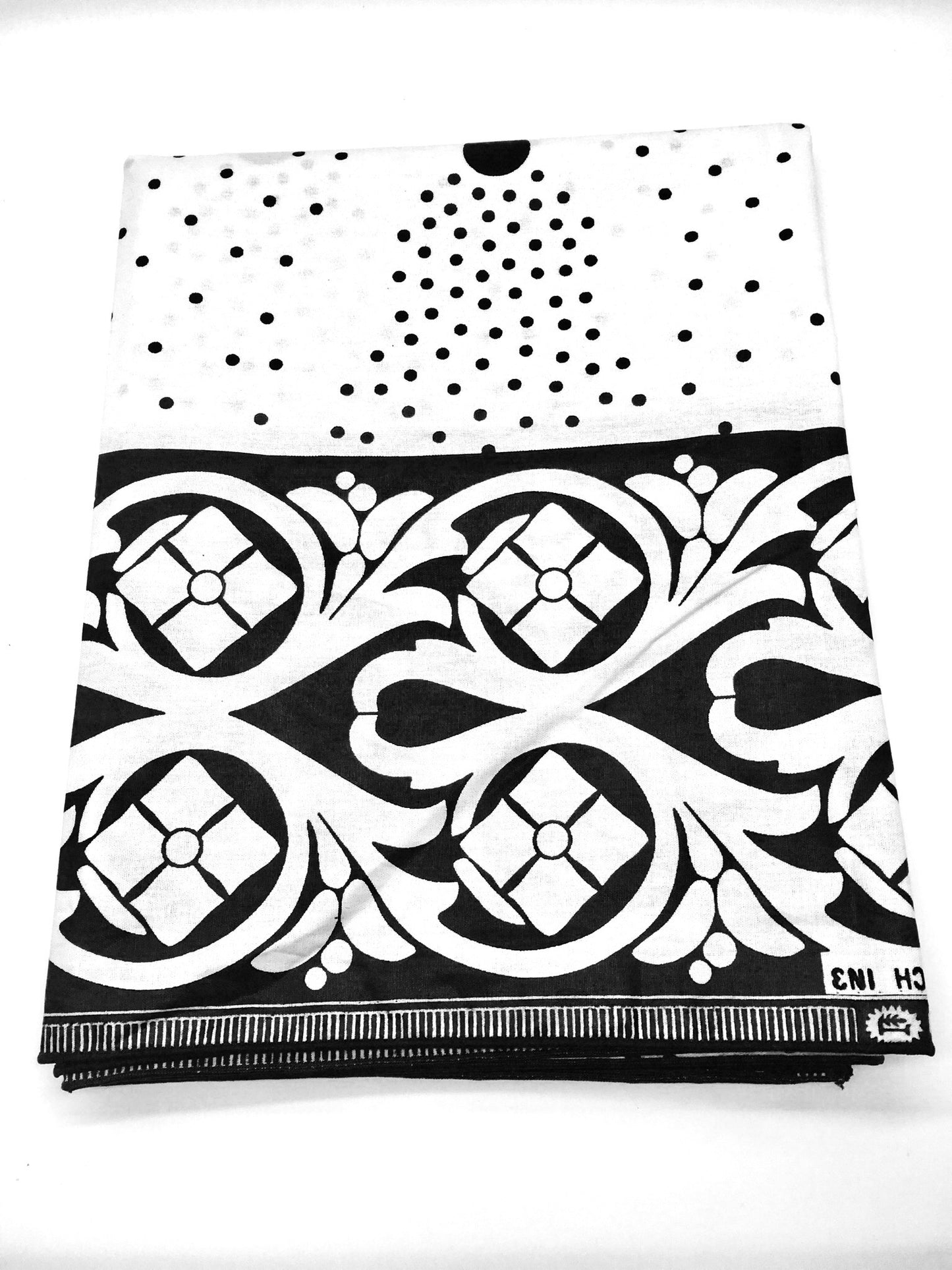 Head Wrap: Black and White