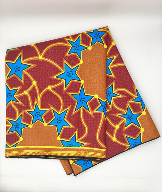 Head Wrap: Blue Stars