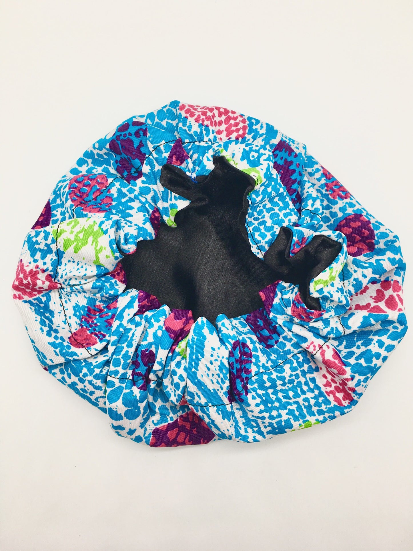 Baby Satin-Lined Bonnet: Multicolored Spots