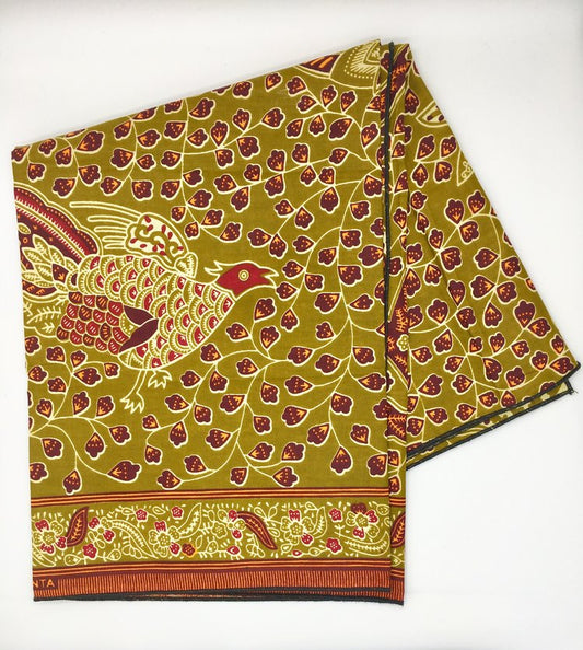 Head Wrap: Green Nature Scene
