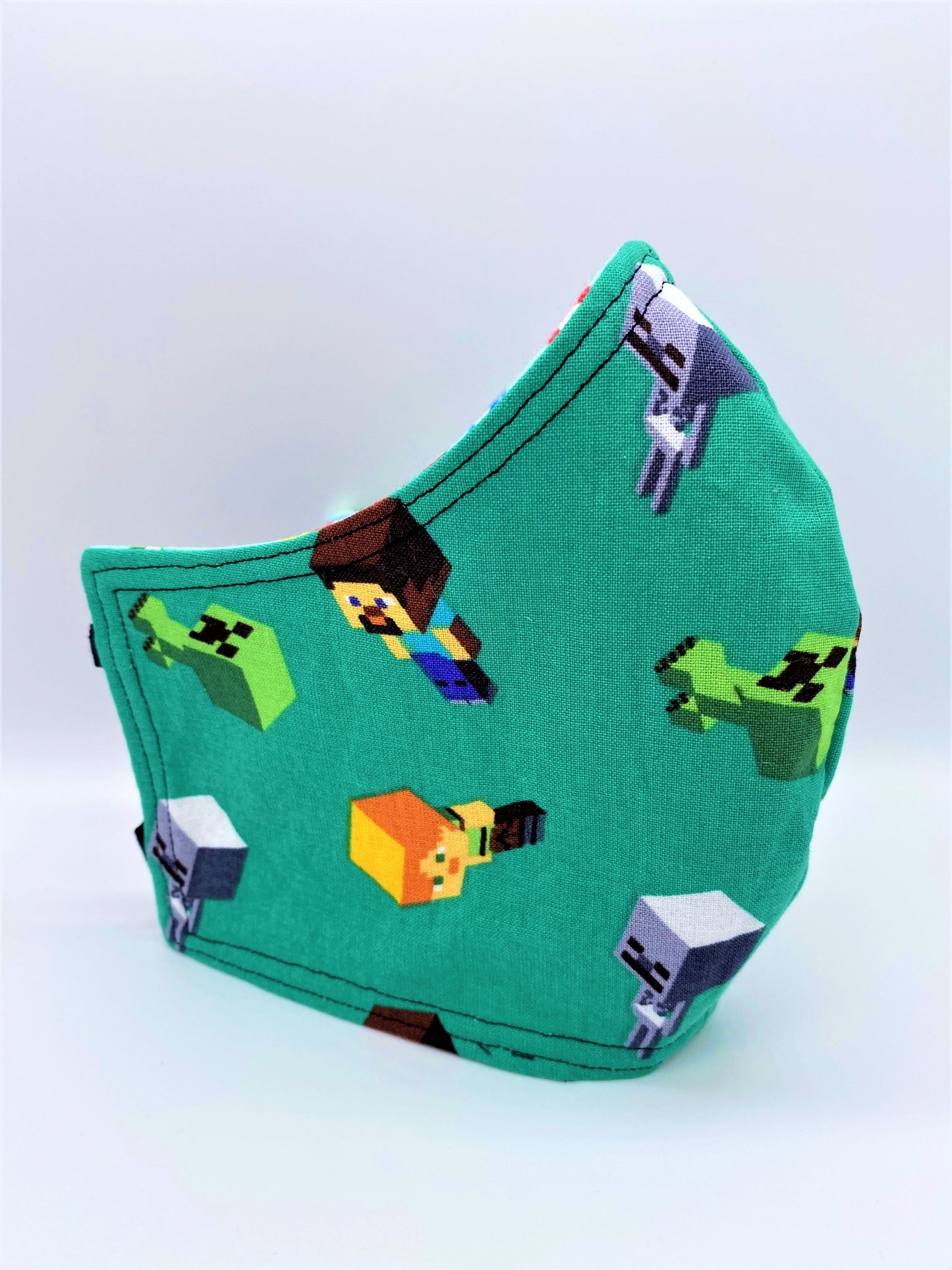 Minecraft: Contoured Adult Face Masks (One Size Fits Most; Ages 11+)