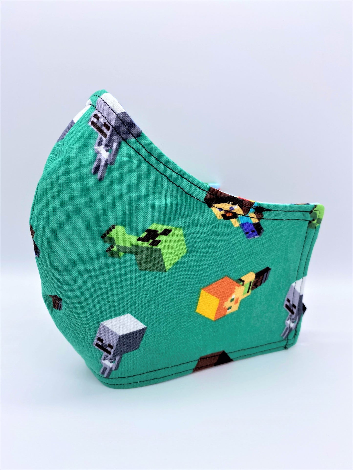 Minecraft: Contoured Adult Face Masks (One Size Fits Most; Ages 11+)