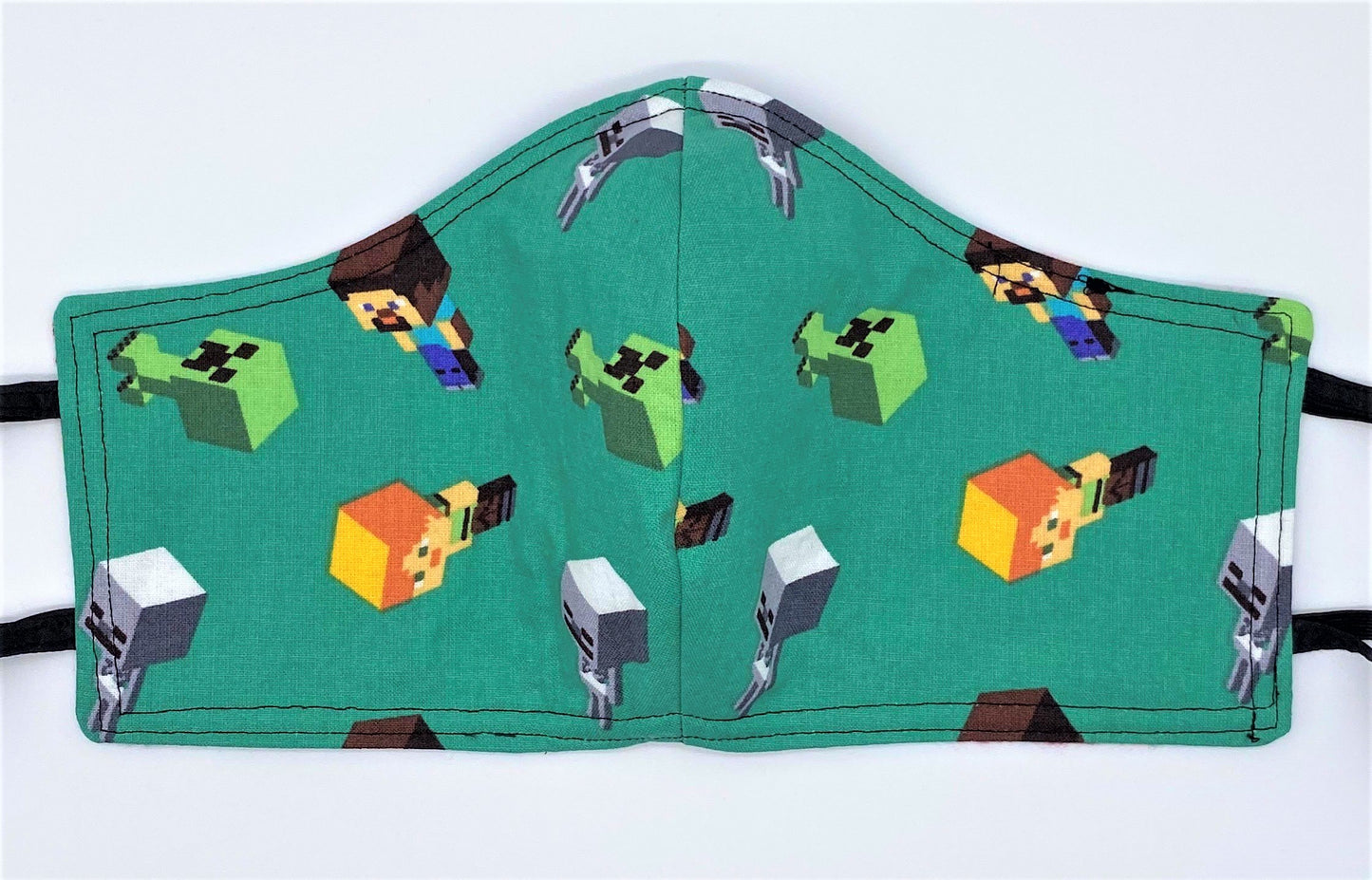 Minecraft: Contoured Adult Face Masks (One Size Fits Most; Ages 11+)