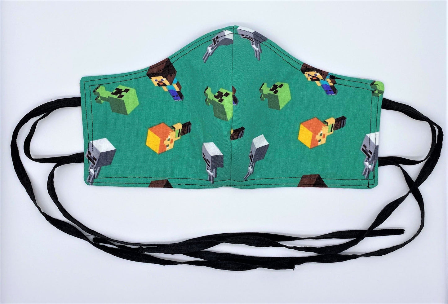 Minecraft: Contoured Adult Face Masks (One Size Fits Most; Ages 11+)