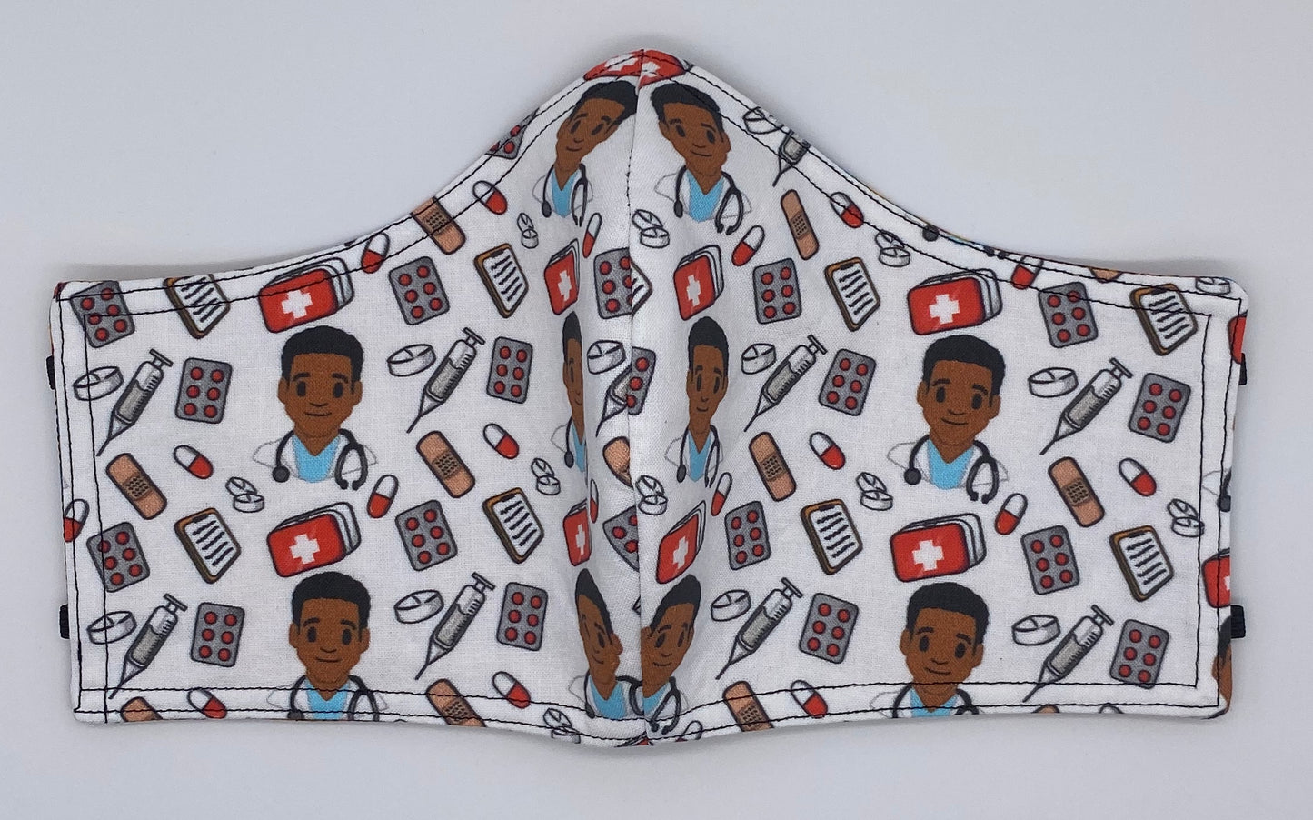 LIMITED EDITION - Male Medical Professional: Contoured Adult Face Masks (One Size Fits Most; Ages 11+)