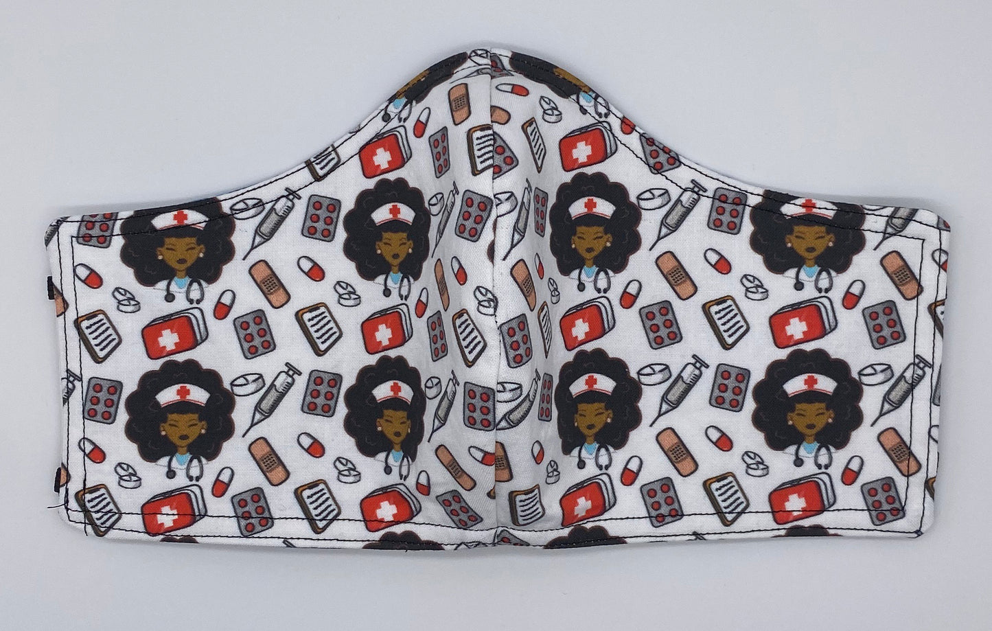 LIMITED EDITION - Female Medical Professional: Contoured Adult Face Masks (One Size Fits Most; Ages 11+)