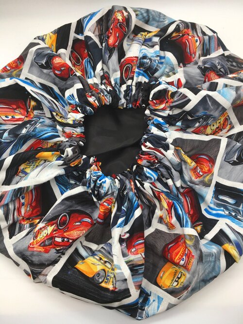 Kids Satin-Lined Bonnet: Cars