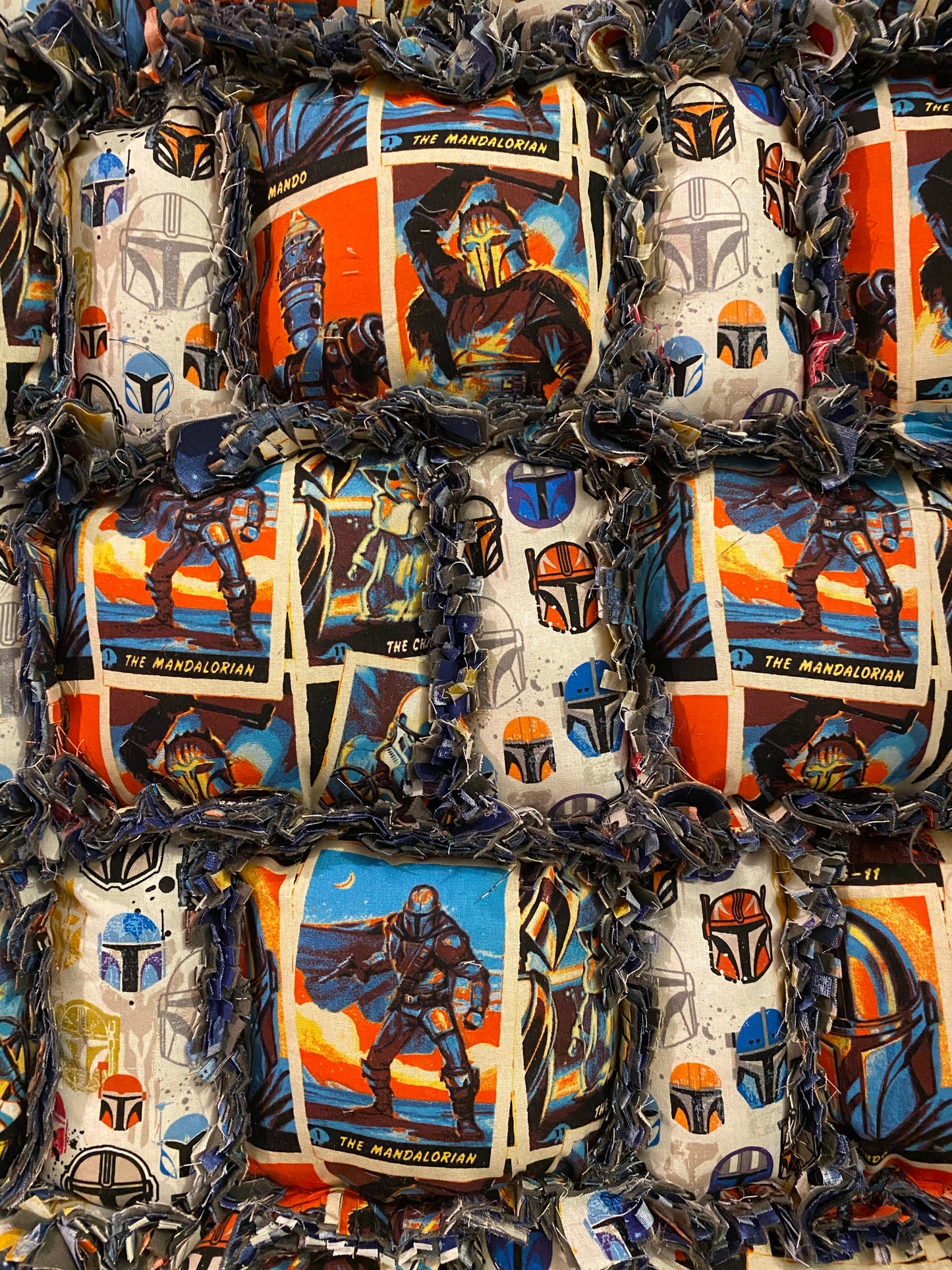 Biscuit Rag Quilt w/ Mando Prints
