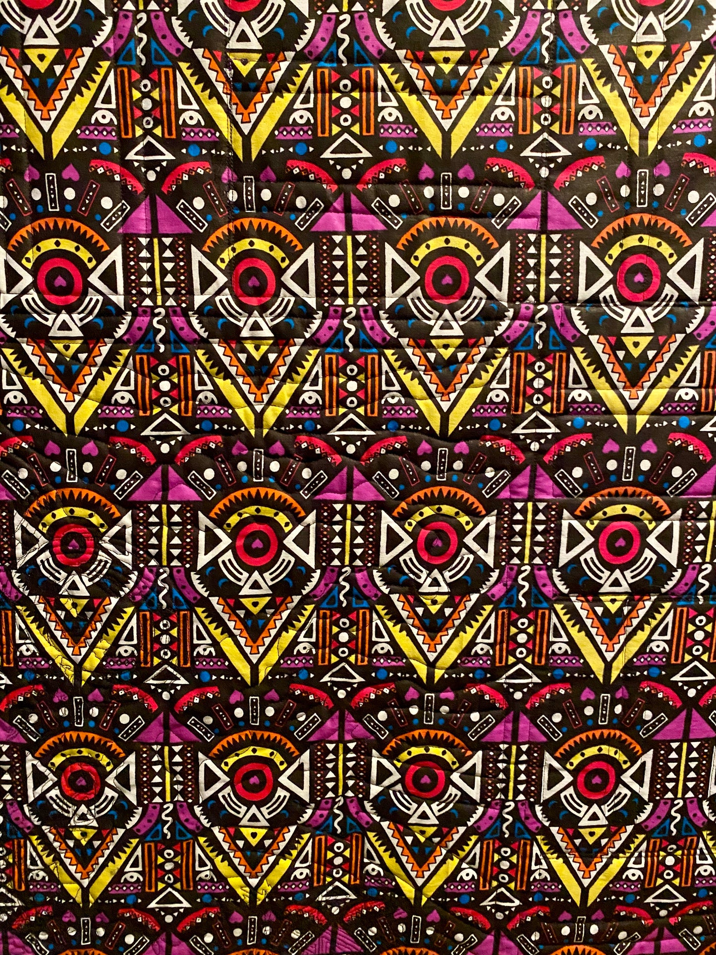 Artisan Series: Royal Purple Quilted Panel Painting