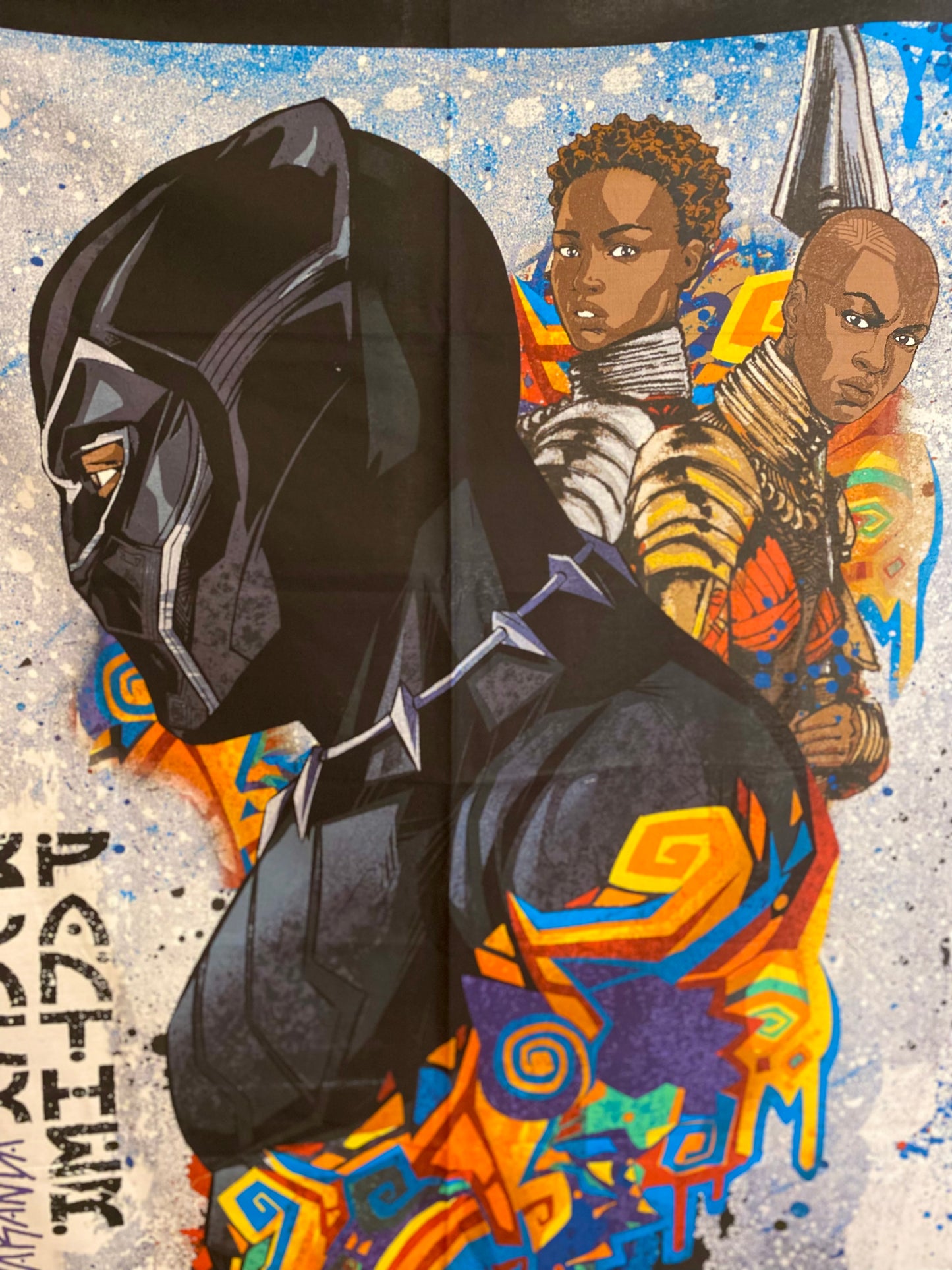PRE-ORDER Artisan Series: Black Panther Quilted Panel Painting