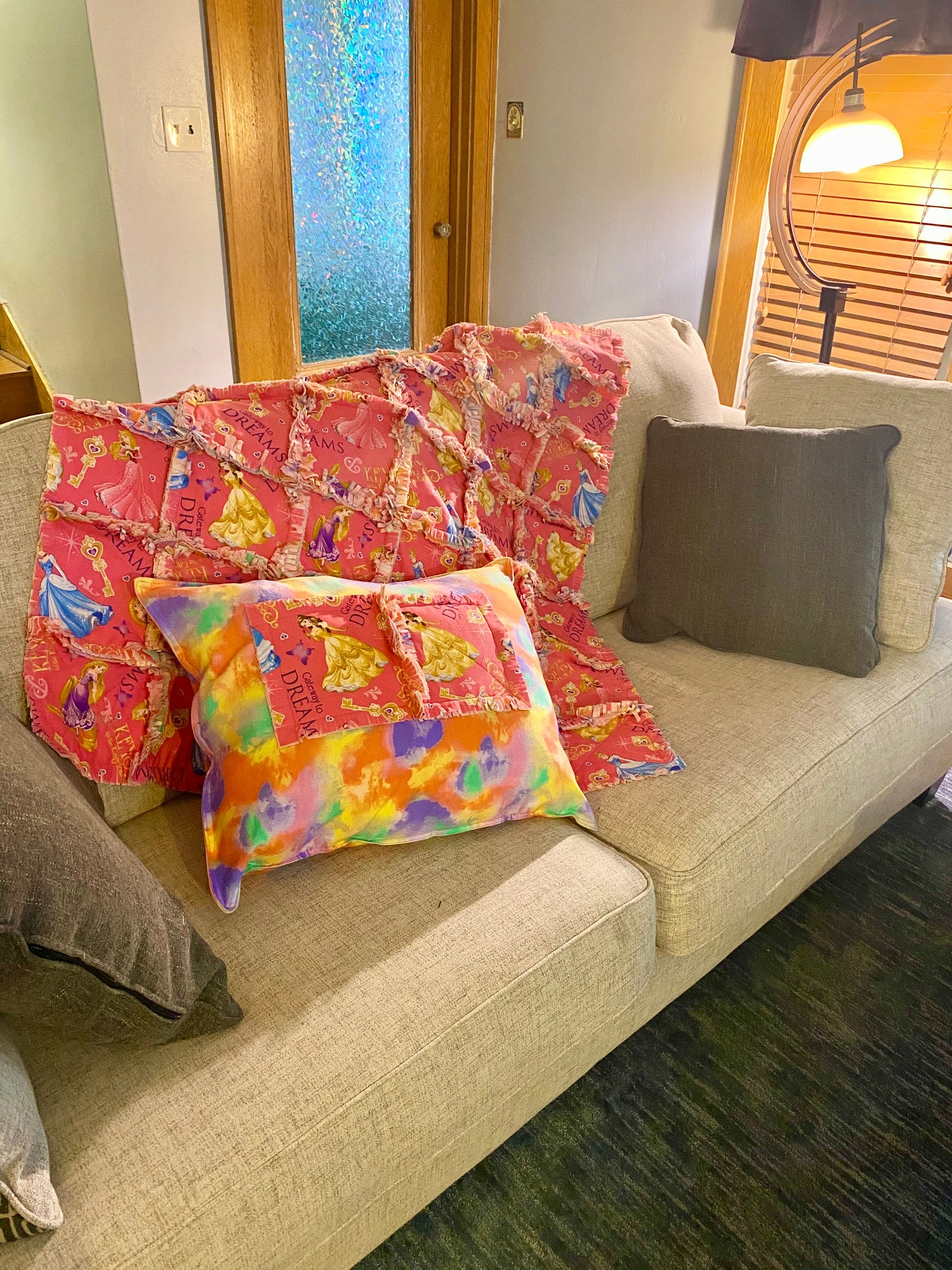 Disney Princesses Rag Quilt