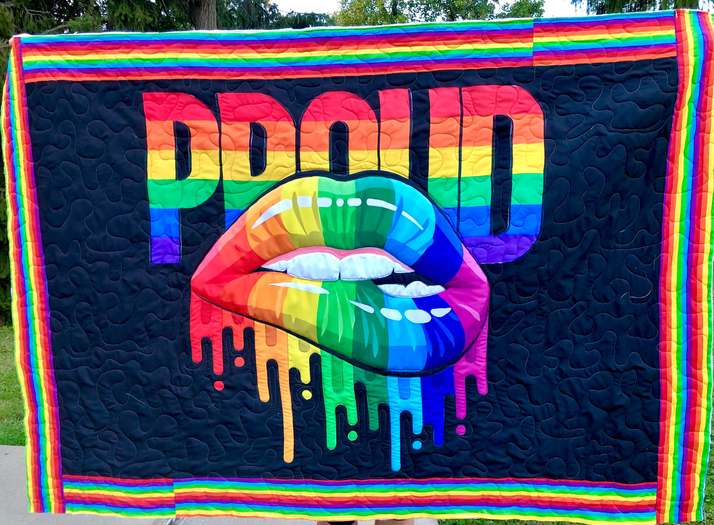 Artisan Series: PROUD🌈 Quilted Tapestry