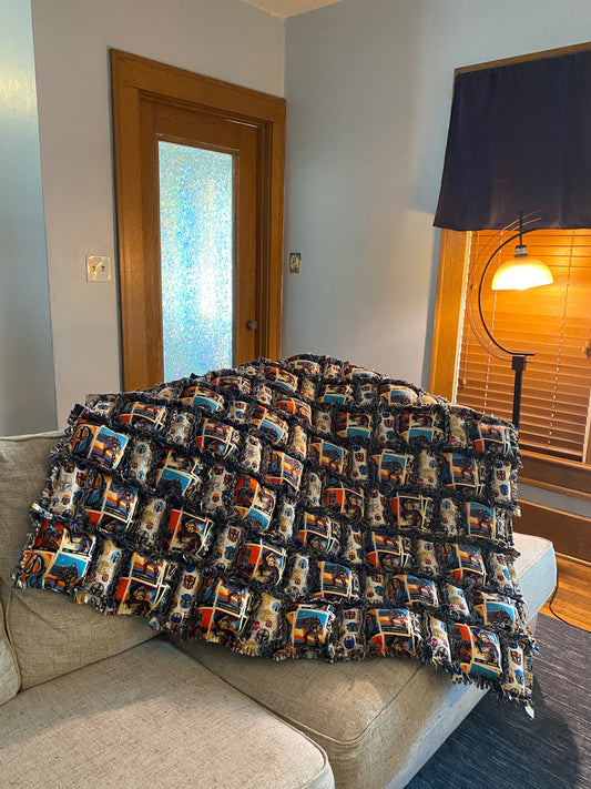 Biscuit Rag Quilt w/ Mando Prints