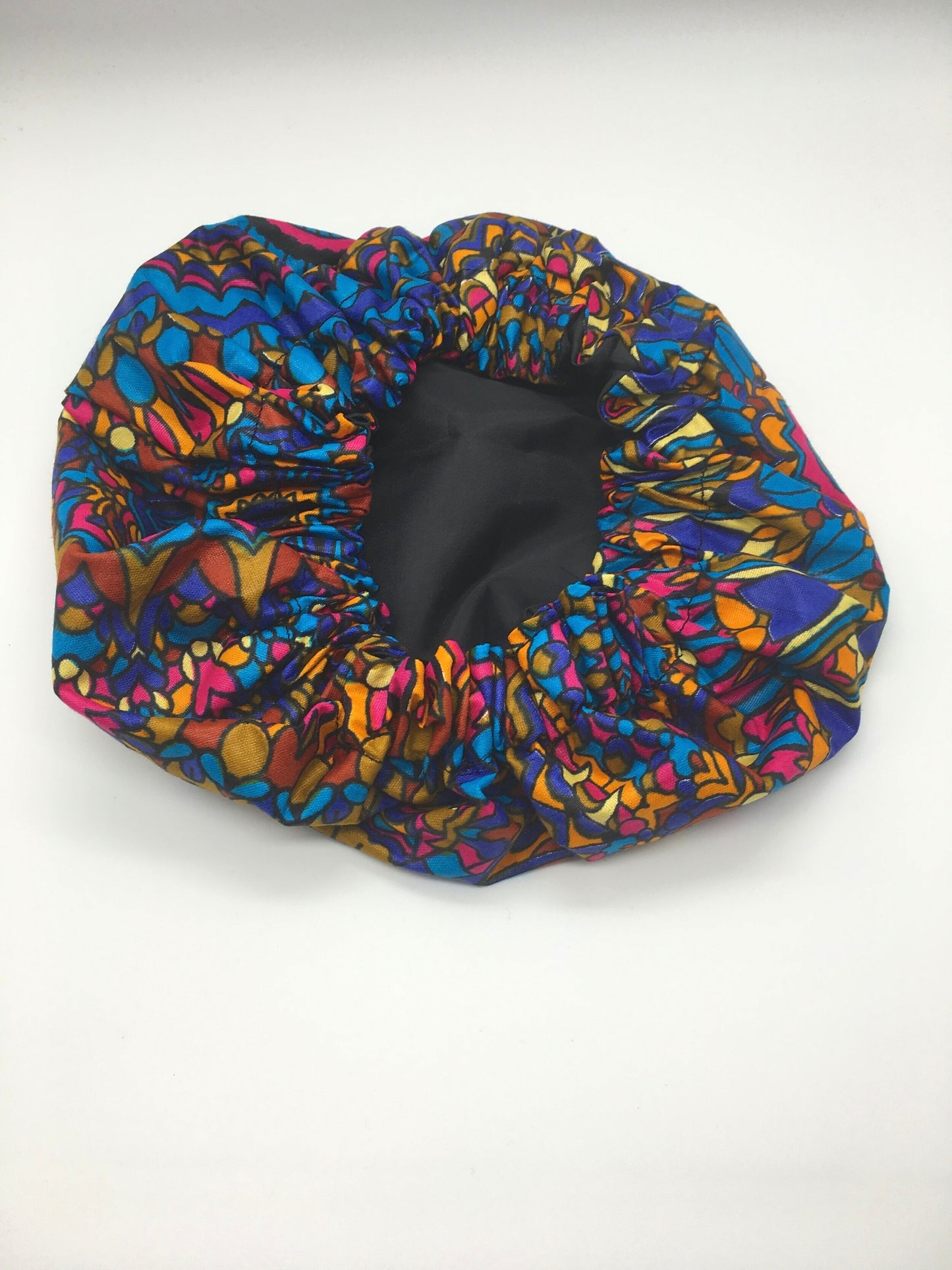 Baby Satin-Lined Bonnet: Multicolored Swirls