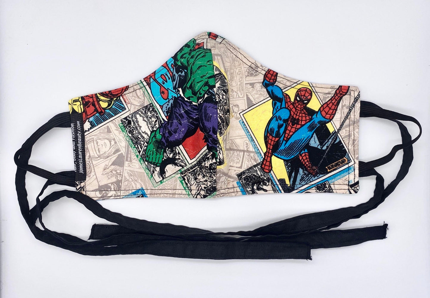 Licensed Print - Comic Book Marvel: Contoured Adult Face Masks (One Size Fits Most; Ages 11+)