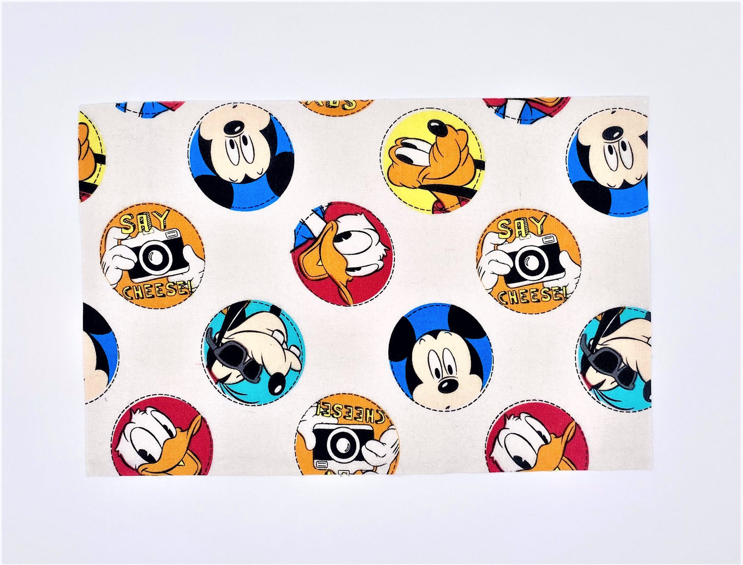 Licensed Prints - Disney "Say Cheese": Contoured Adult Face Masks (One Size Fits Most; Ages 11+)
