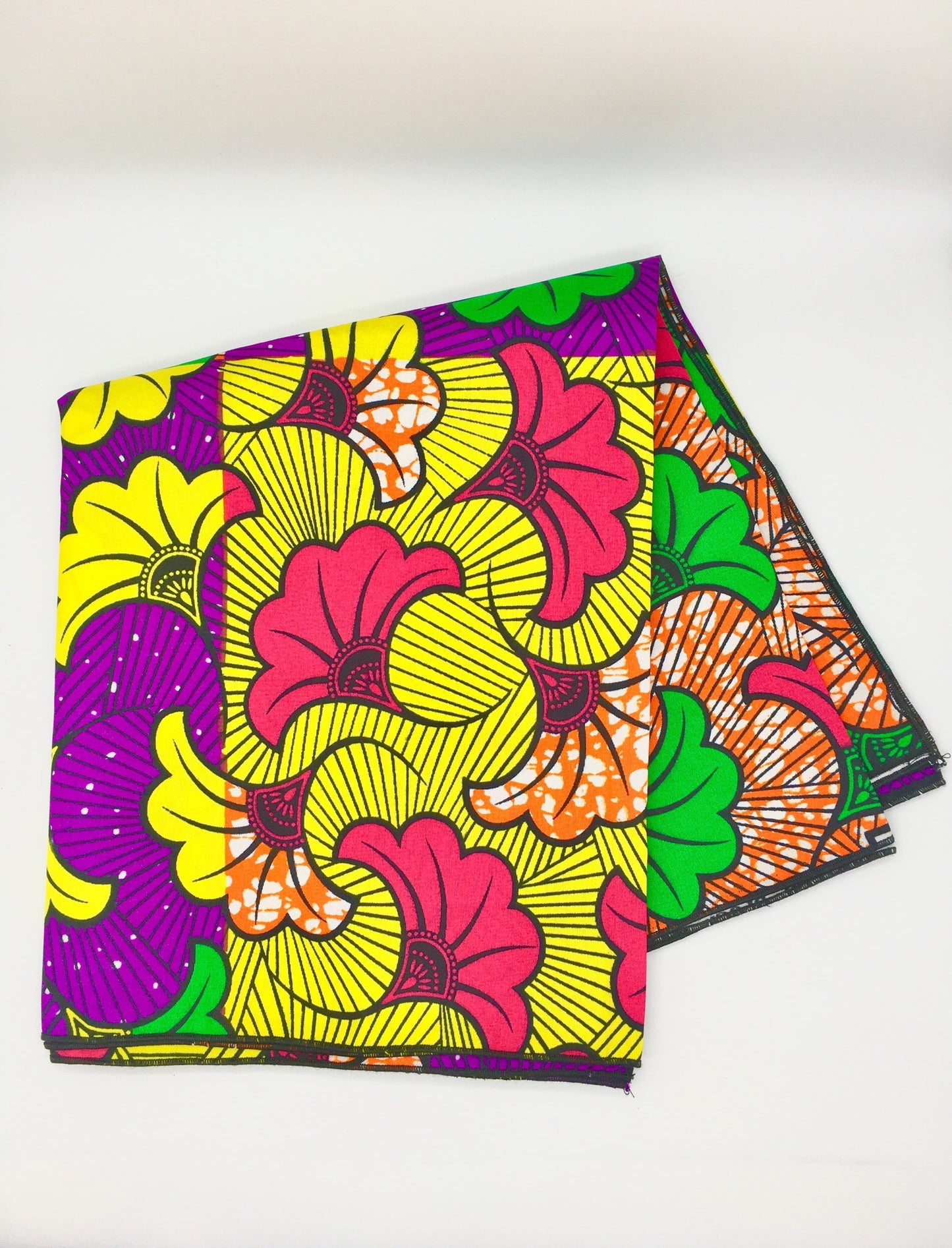 Head Wrap: Multicolored Flowers