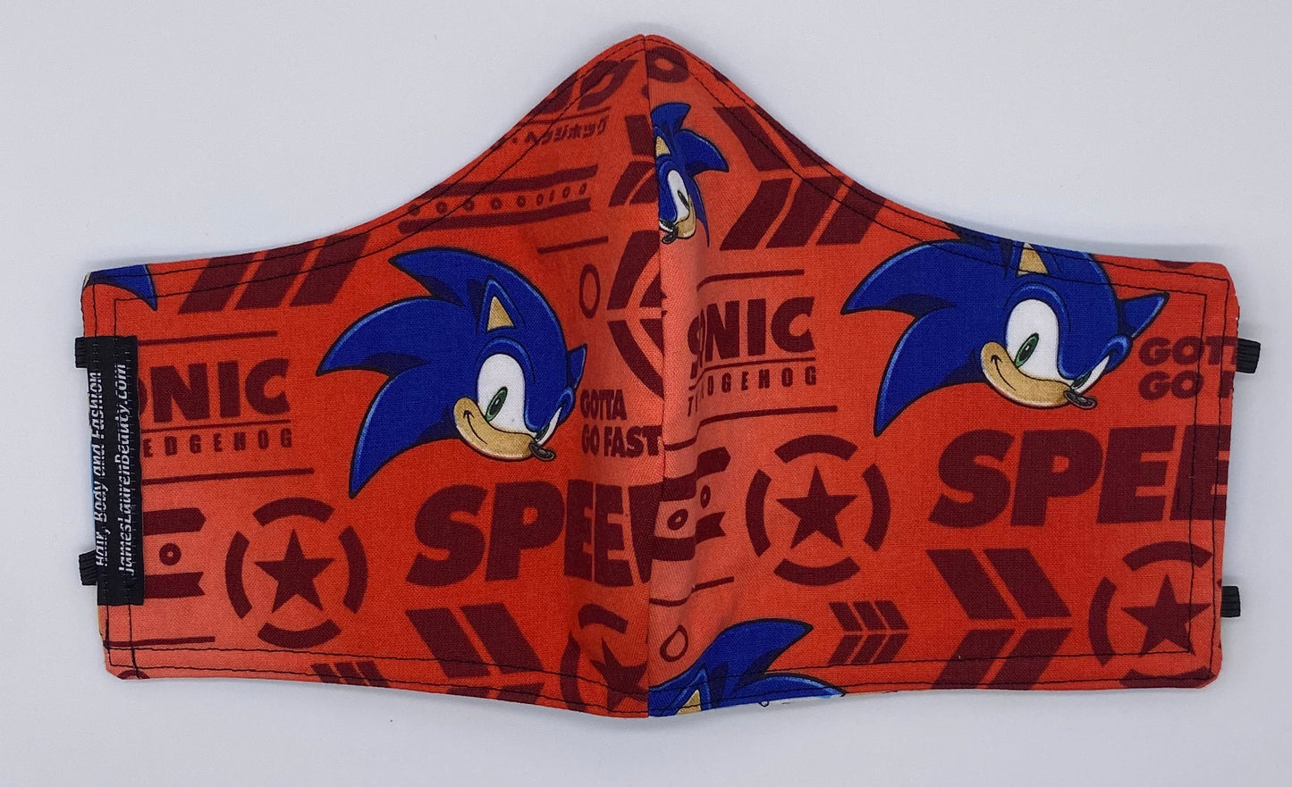 LIMITED EDITION - Sonic the Hedgehog (Red): Contoured Adult Face Masks (One Size Fits Most; Ages 11+)