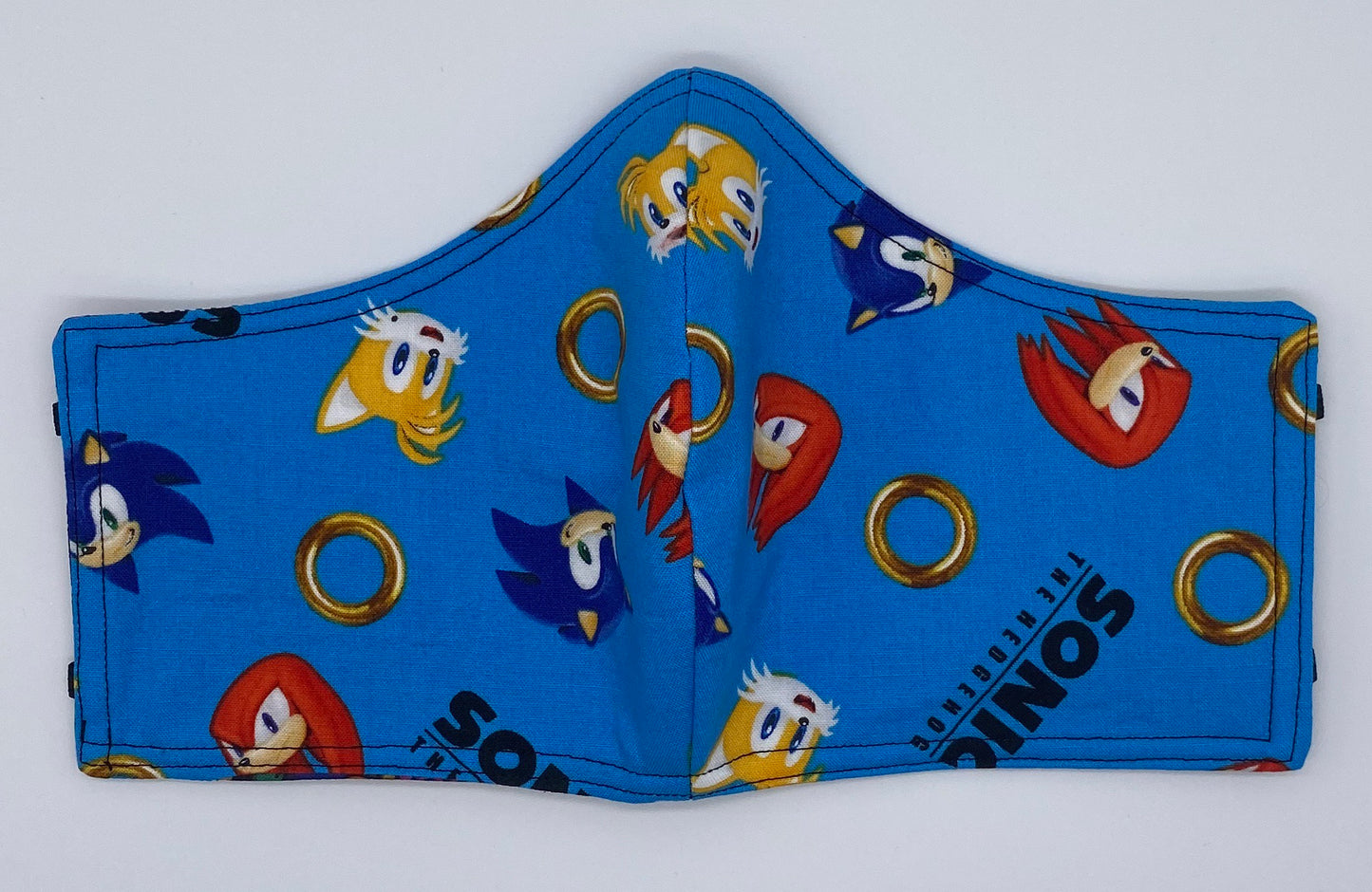 LIMITED EDITION - Sonic the Hedgehog (Blue):  Contoured Adult Face Masks (One Size Fits Most; Ages 11+)