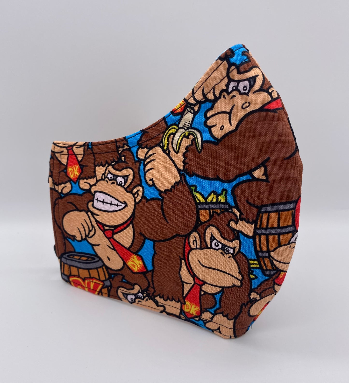LIMITED EDITION - Donkey Kong:  Contoured Adult Face Masks (One Size Fits Most; Ages 11+)