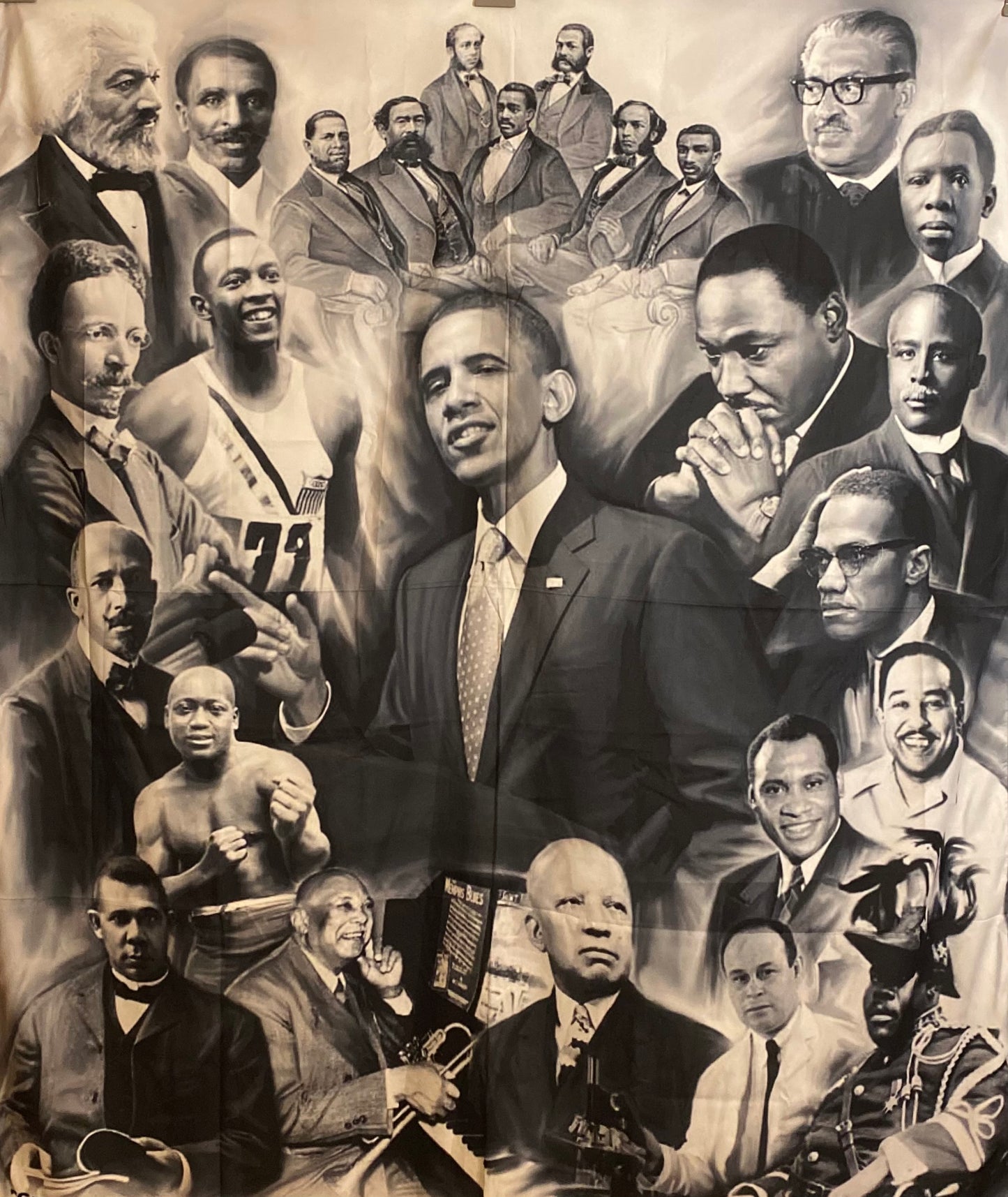 PRE-ORDER Artisan Series: Quilted Panel Painting Inspired by Great Black American Leaders